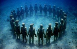 Esculturas submarinas en el Caribe - Jason-de-Caires-Taylor-300x193