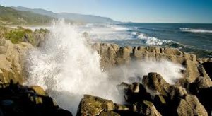 Las pancake rocks de Punakaiki (Nueva Zelanda) - Geiser-300x164