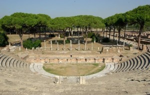 La antigua ciudad de Ostia (Roma) - Teatro-300x190