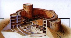 Parque Nacional Herodium - Reconstrucción-Herodium-superior-300x159