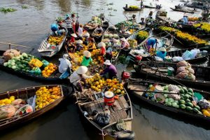 El mercado flotante de Cai Rang - Cai-Rang-Floating-Market-300x200