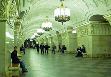 El metro de Moscú es un monumento en sí