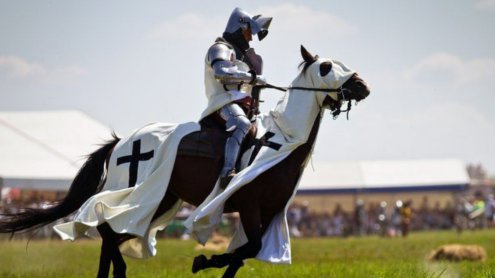 Curioso suceso en un mercado medieval de Francia