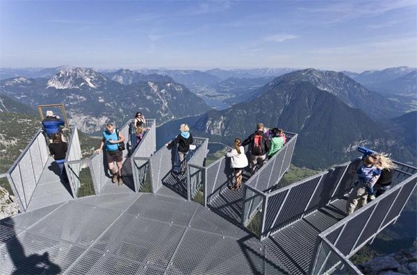 Impresionante mirador en los Alpes Austriacos