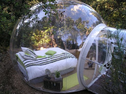 Otro hotel particular: duerme en una burbuja en Francia