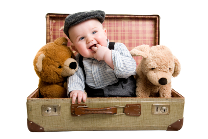 Los mejores sitios para viajar con bebés