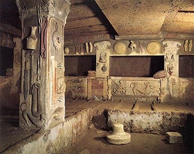 La ciudad etrusca del descanso: Cerveteri