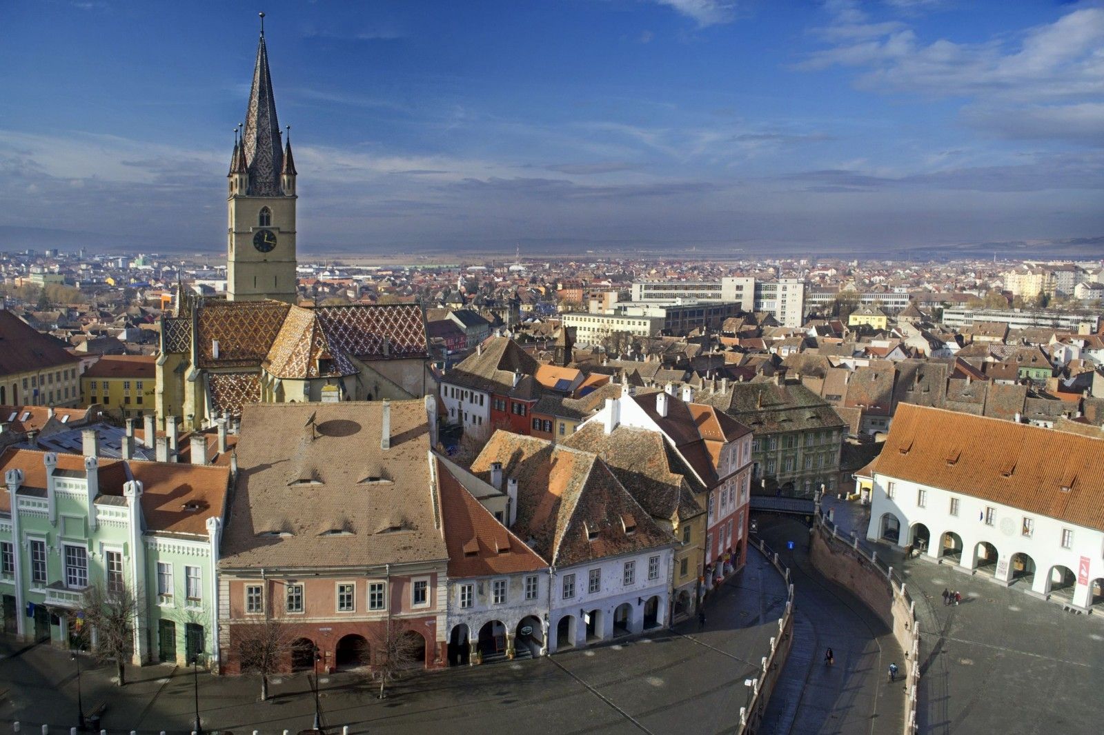 Sibiu, ciudad sajona en Transilvania