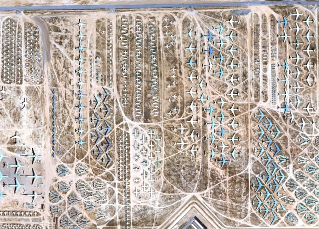 Boneyard: Aviones que configuran el paisaje