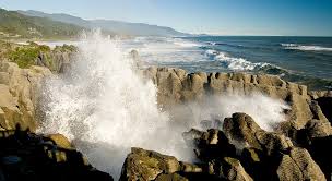 Las pancake rocks de Punakaiki (Nueva Zelanda)
