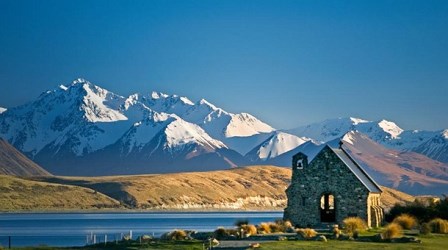 Lago Tekapo, naturaleza austral