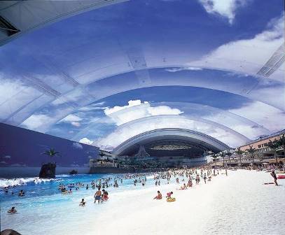 Ocean Dome, la playa artificial más grande del mundo
