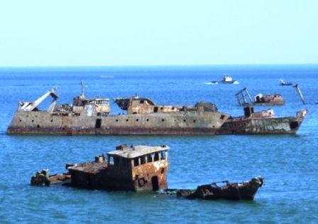 El cementerio de barcos de Nouadhibou