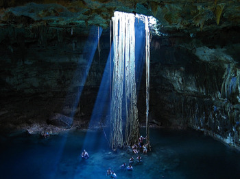 El cenote Labnaha
