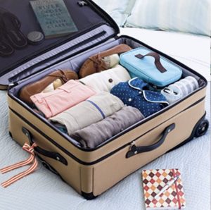 Consejos para preparar la maleta - organized-suitcase-300x298